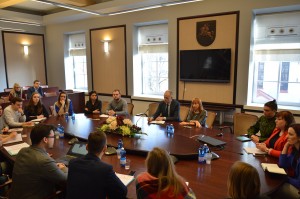 Lietuvos studentų sąjungos ir švietimo ir mokslo ministrės susitikimas